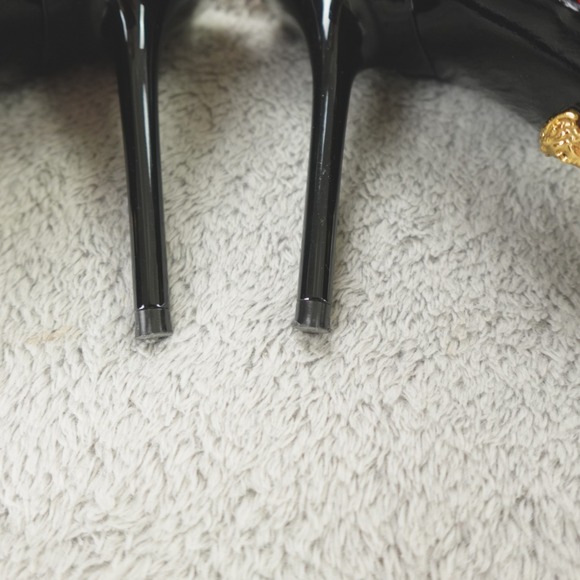 Versace x Dua Lipa Butterflies 95 mm Canvas Mules - Picture 12 of 14